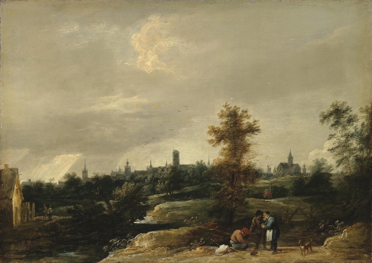 Pohled na okolí Bruselu od David Teniers the Younger