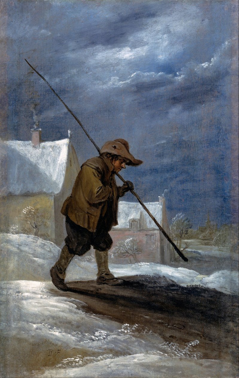 Zima od David Teniers the Younger