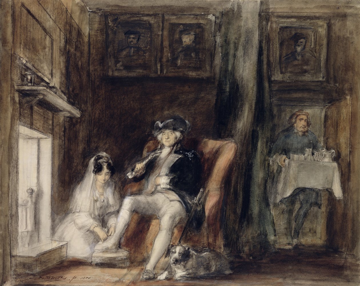 Zdravotně postižený komodor v důchodu, 1830 od David Wilkie