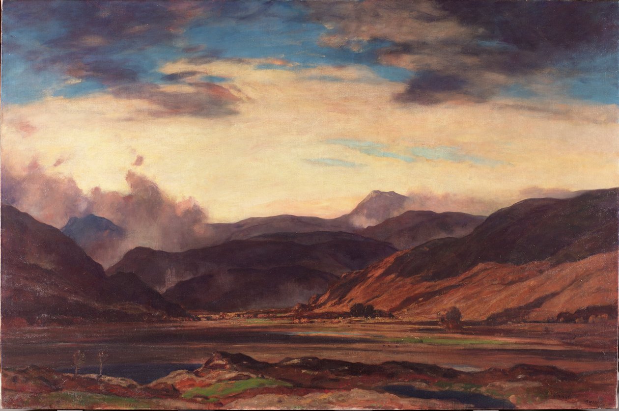 Balquhidder, Stirlingshire, cca 1916 od David Young Cameron