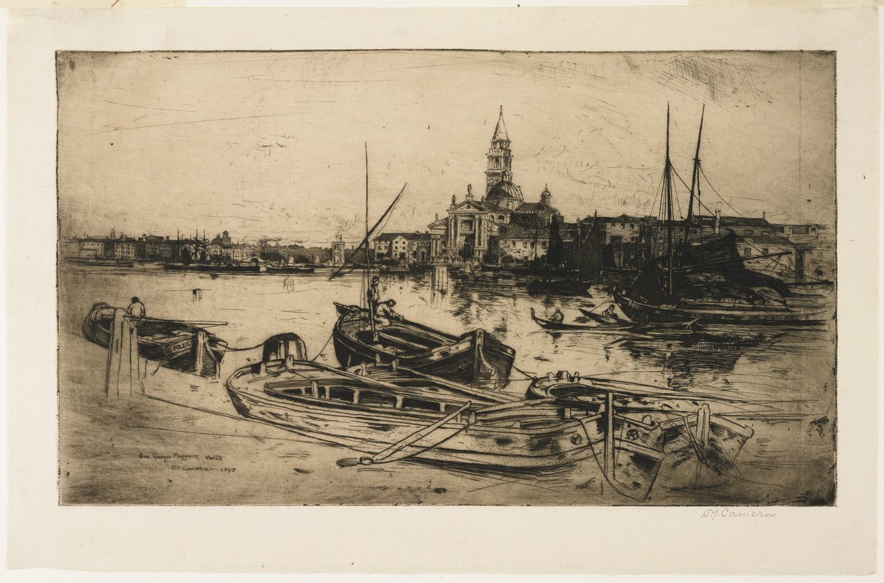 San Giorgio Maggiore, 1895 od David Young Cameron