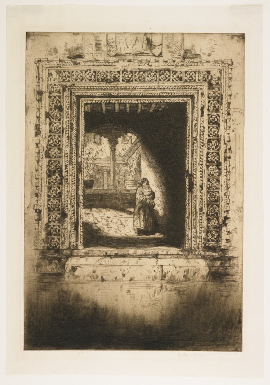 Abbazia, Benátky, 1900 od David Young Cameron