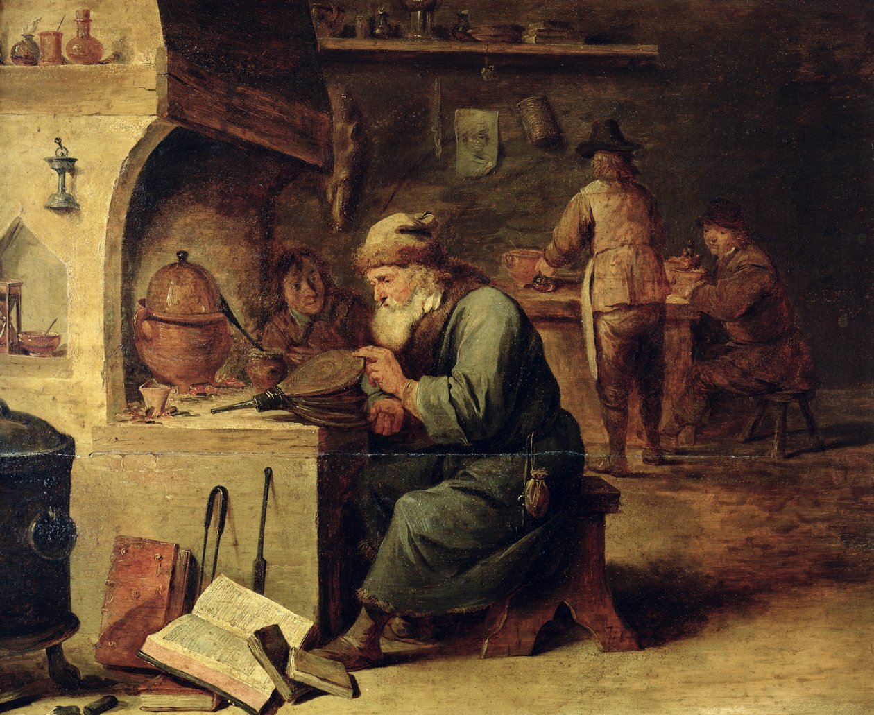 Alchymista od David Teniers the Younger