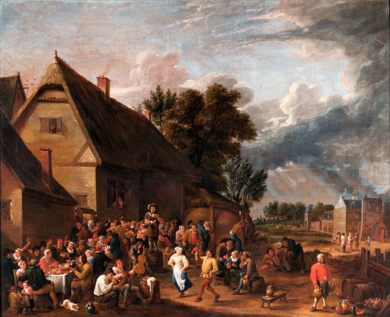 Příchod bouře od David Teniers the Younger