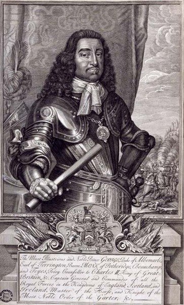 George Monck od David (after) Loggan