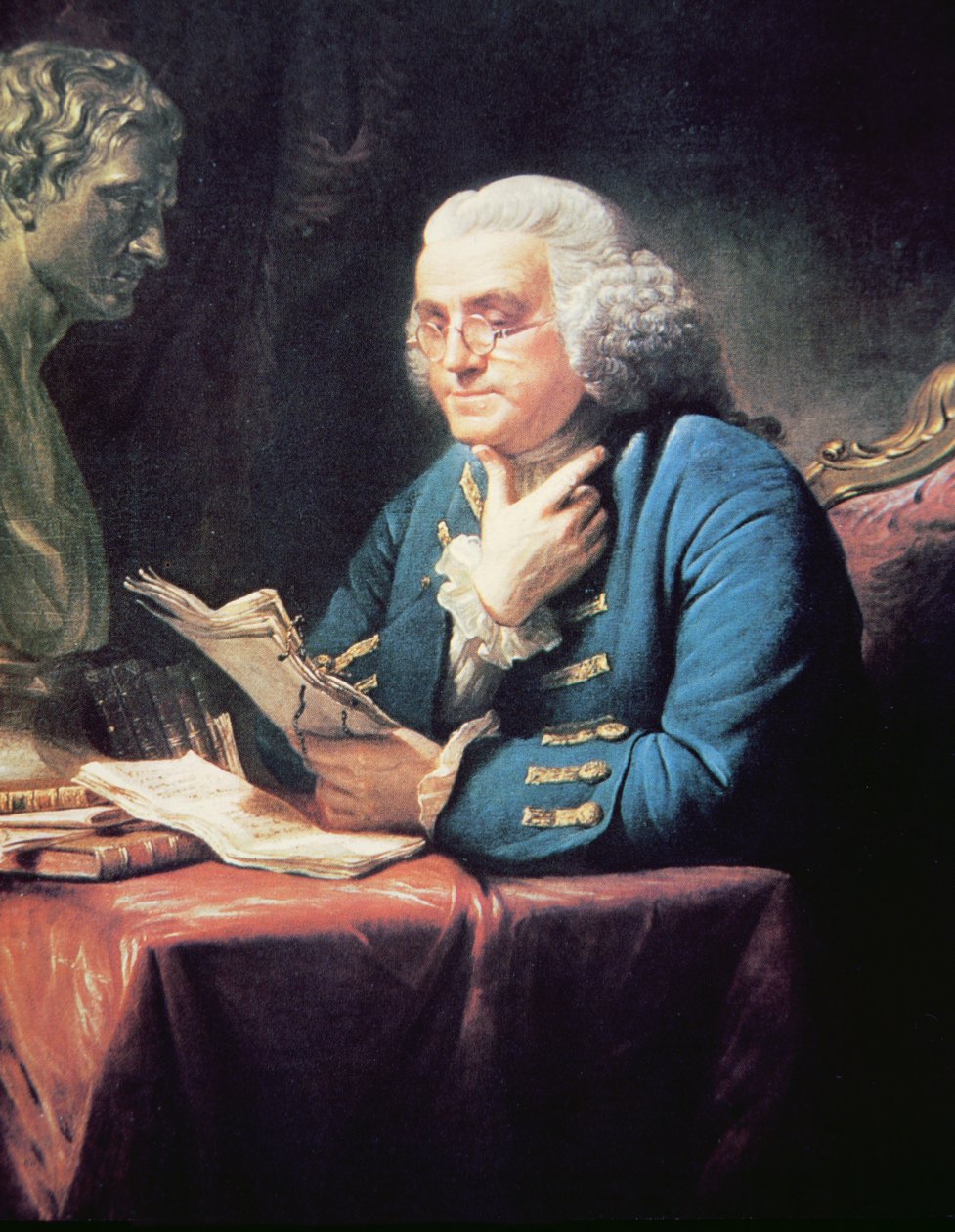 Benjamin Franklin od David (after) Martin