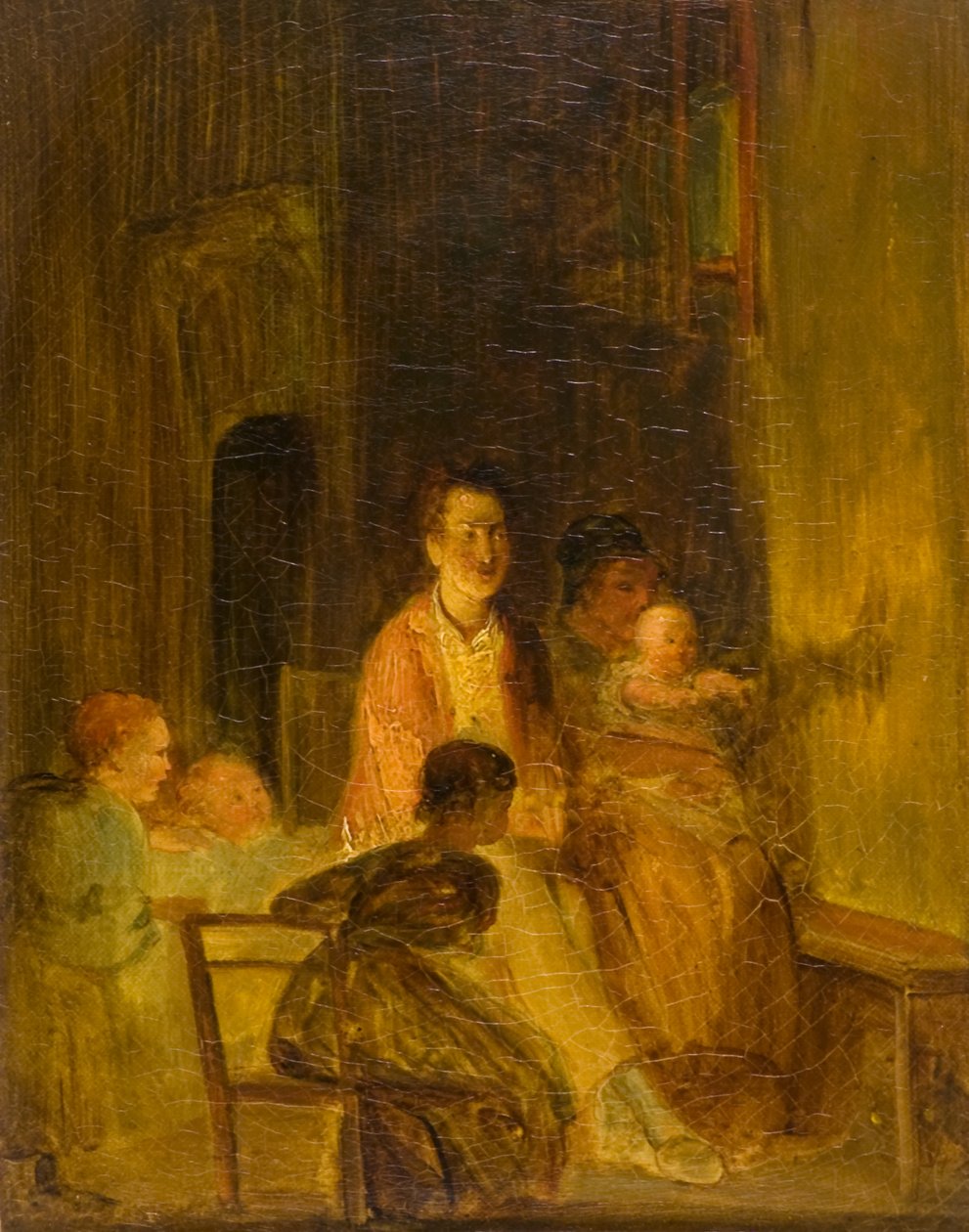 Králík na zdi, kolem roku 1815 (olej na plátně) od David (attr.) Wilkie