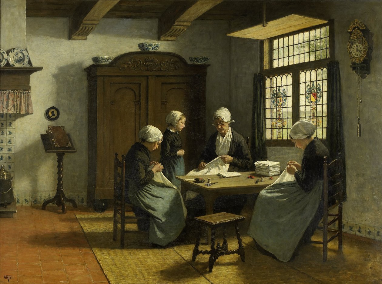 V sirotčinci v Katwijk-Binnenu od David Adolph Constant Artz