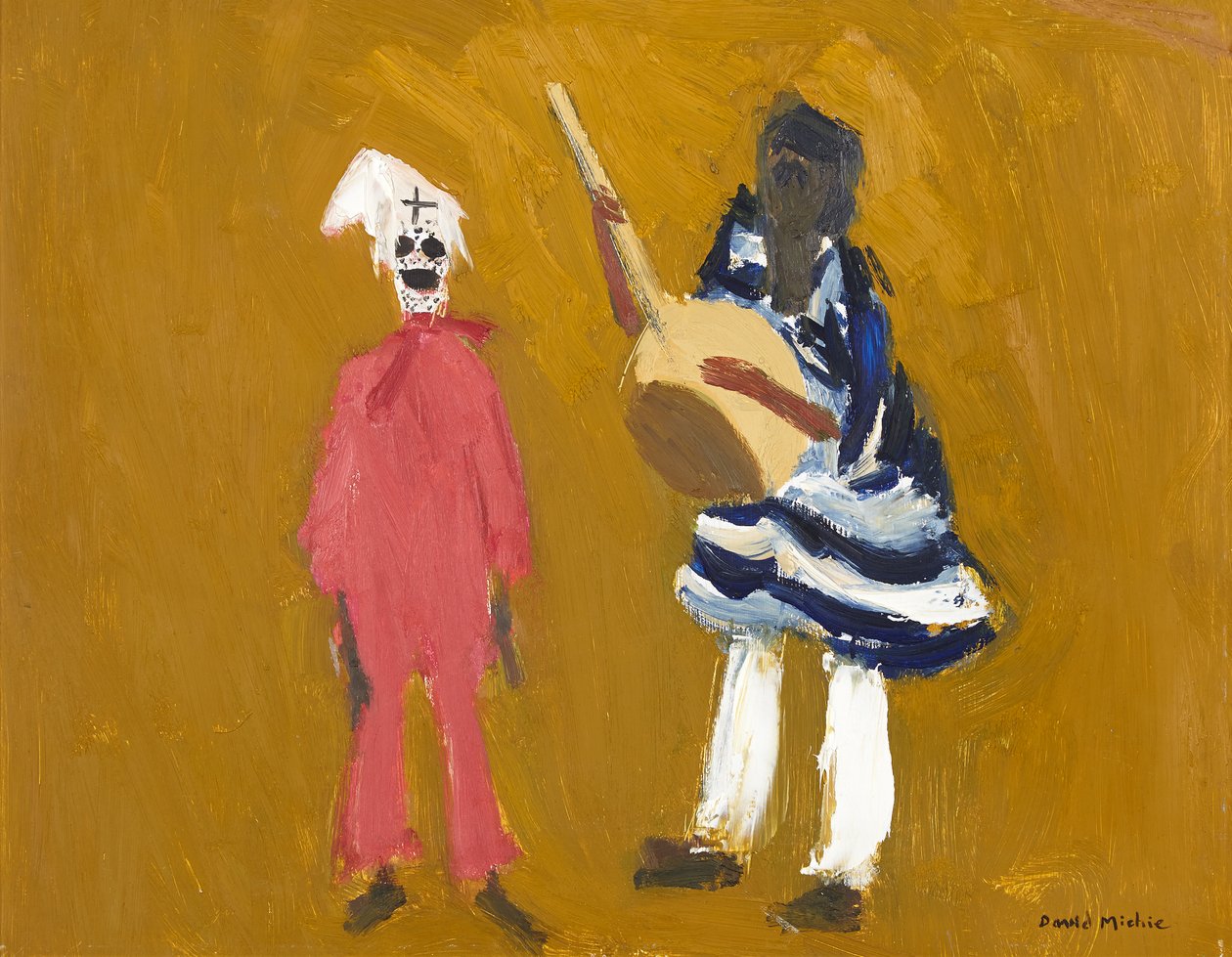 Hudebník a klaun, Le Grand Ballet de Senegal od David Alan Redpath Michie