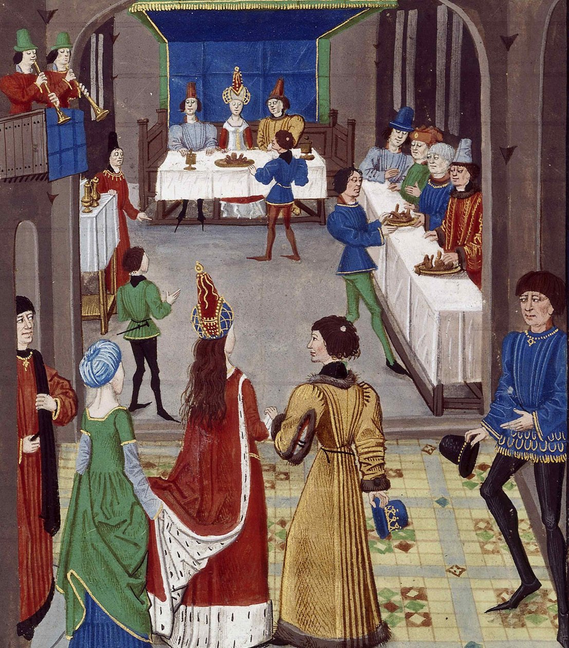 Manželství. Od: Renaud de Montauban, asi 1465. od David Aubert