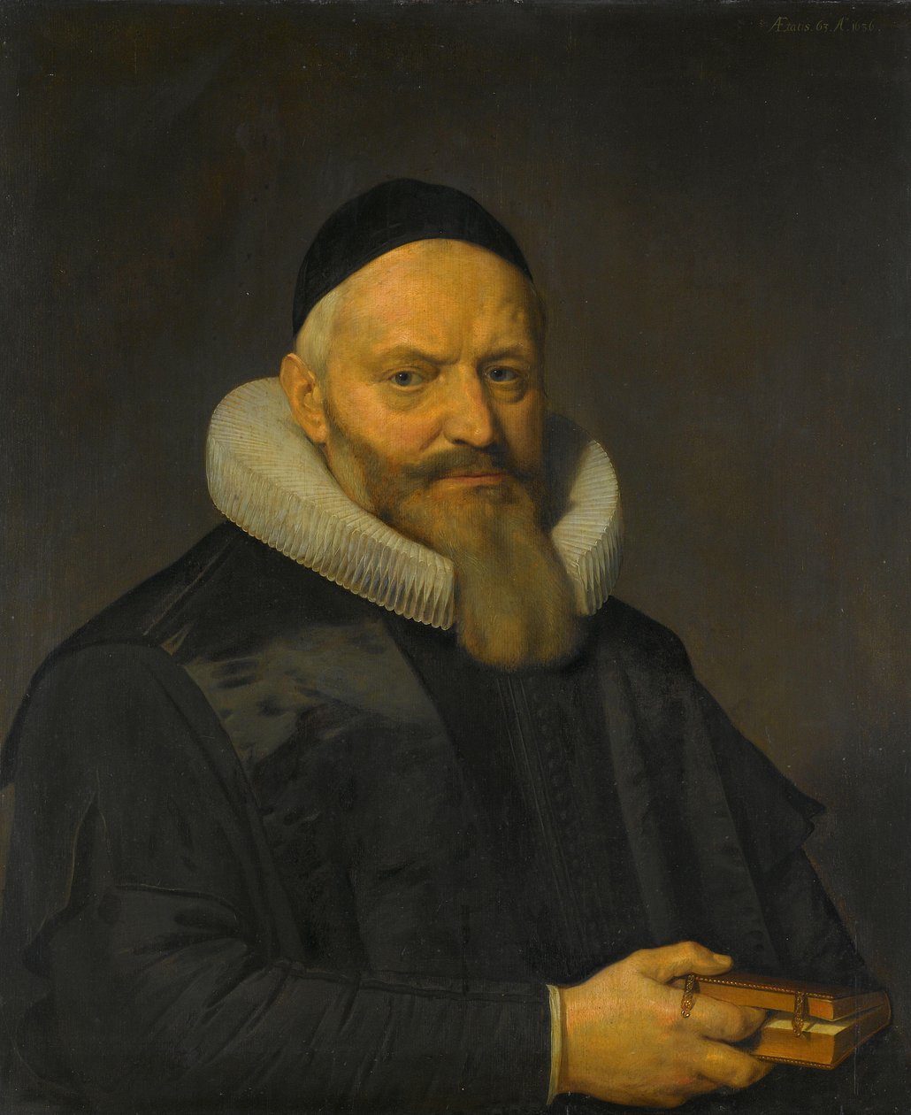 Portrét Anthony de Wale (1573-1639). Profesor teologie na univerzitě v Leidenu od David Bailly