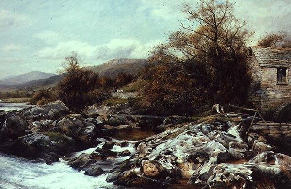 A Mill, Severní Wales od David Bates