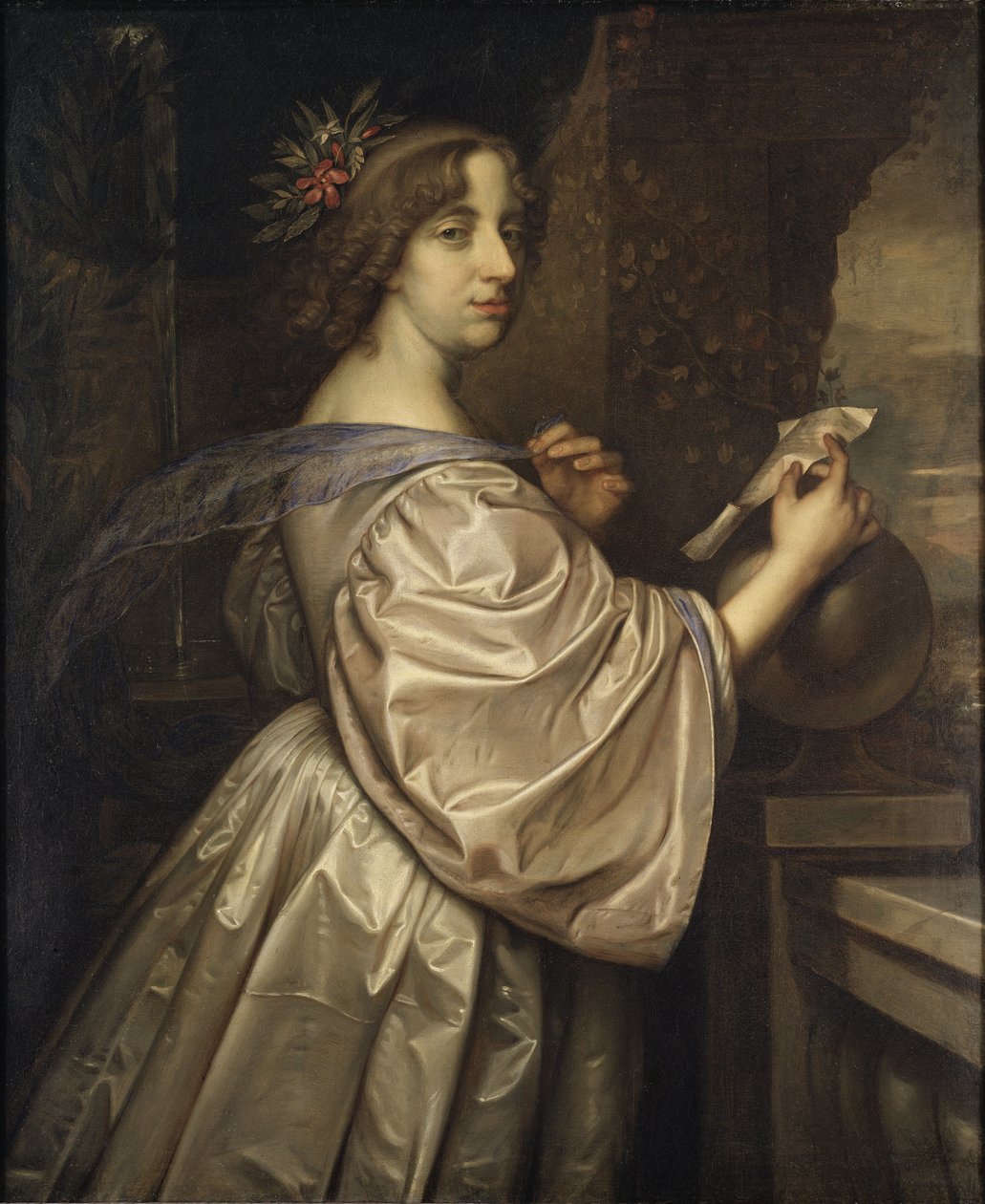 La reine Christine de Suede - Portrét švédské královny Kristiny (1626-1689), od Becka, Davida (1621-1656). Olej na plátně od David Beck