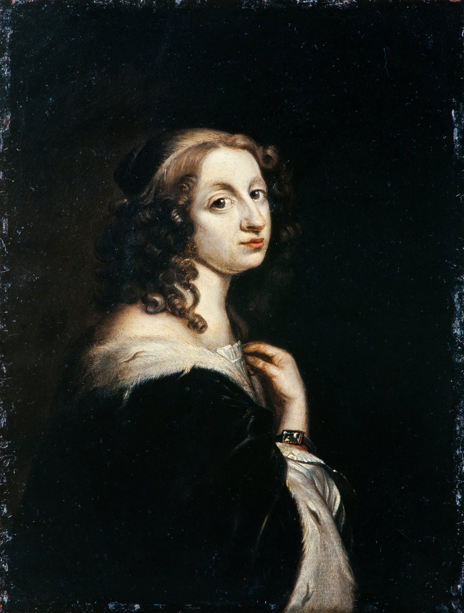 Portrét švédské královny Kristiny 1626-1689, c. 1650 od David Beck