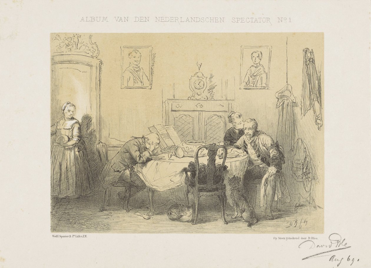 Prázdná židle Album Dutch Spectator (název série na objektu) od David Bles