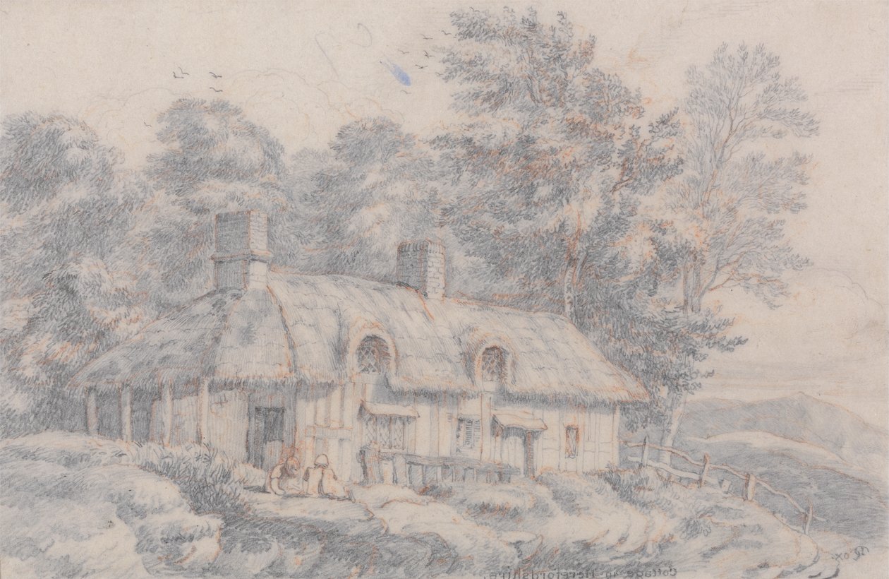 Chata v Herefordshire od David Cox