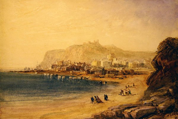 Dover (akvarel na papíře) od David Cox