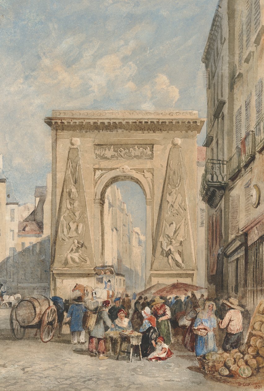 Porte Saint Denis, Paříž od David Cox