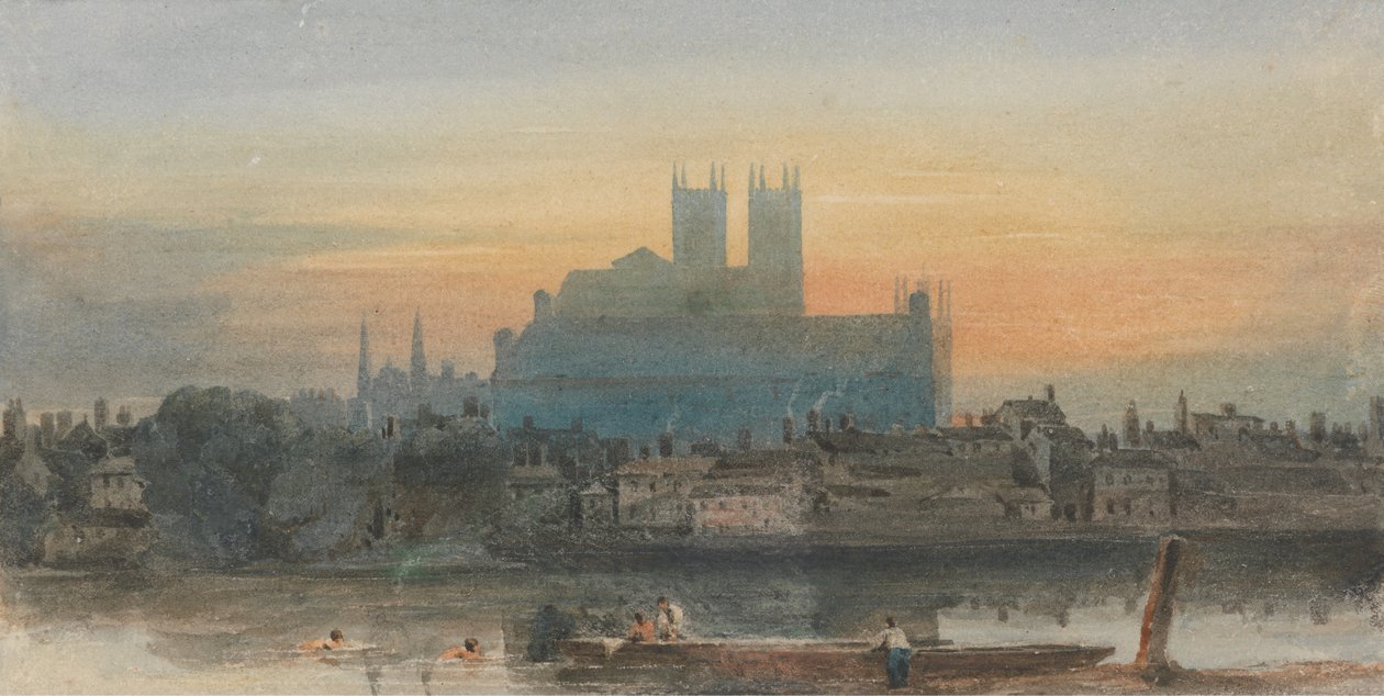 Westminster z Lambethu od David Cox