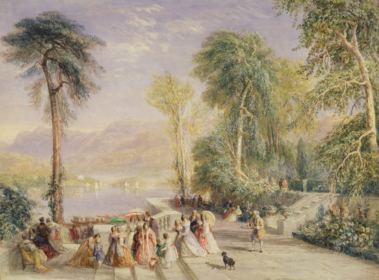 Windermere během regaty od David Cox