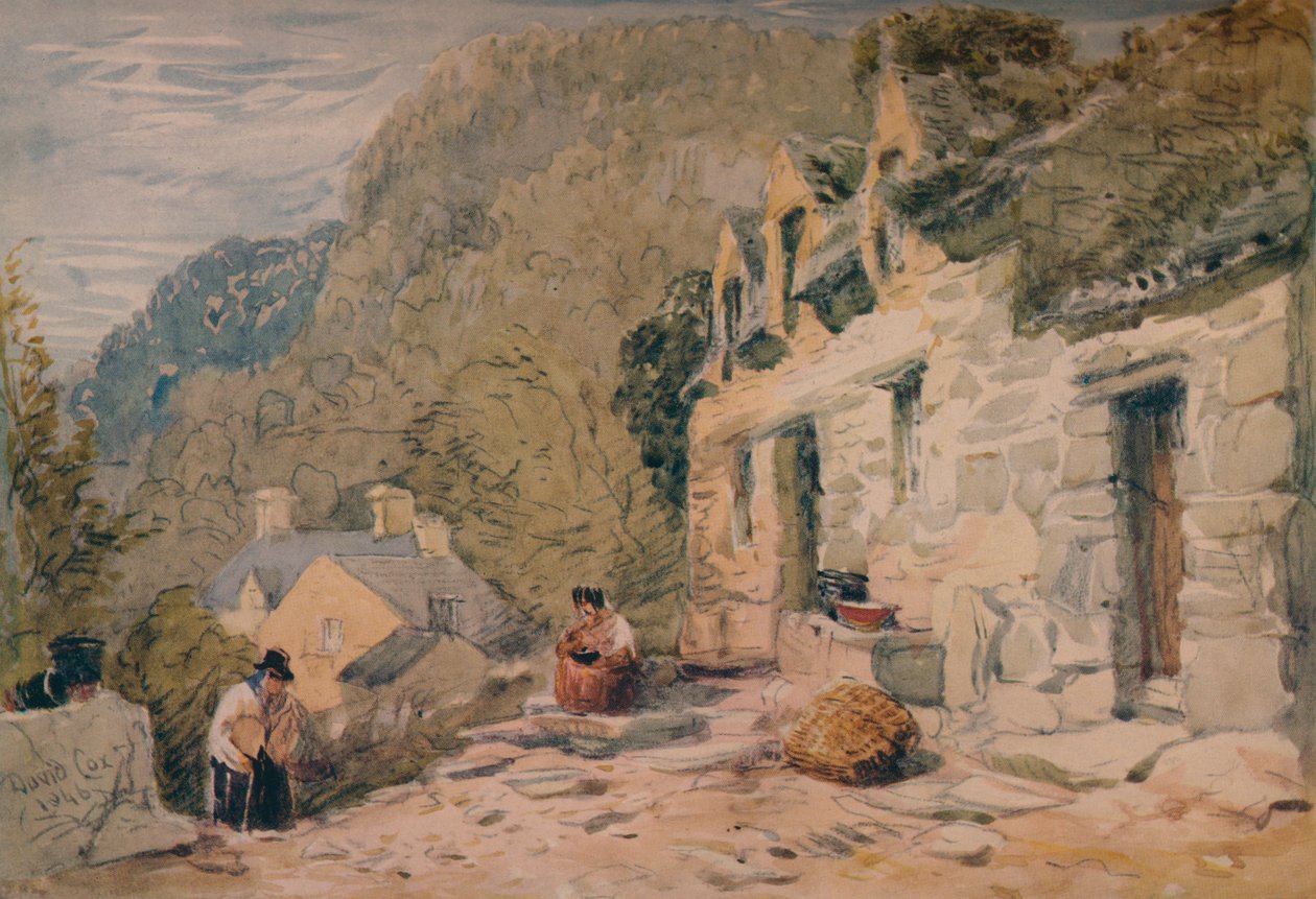 Black Jacks Cottage, Bettws-y-Coed, 1846 od David Cox the elder