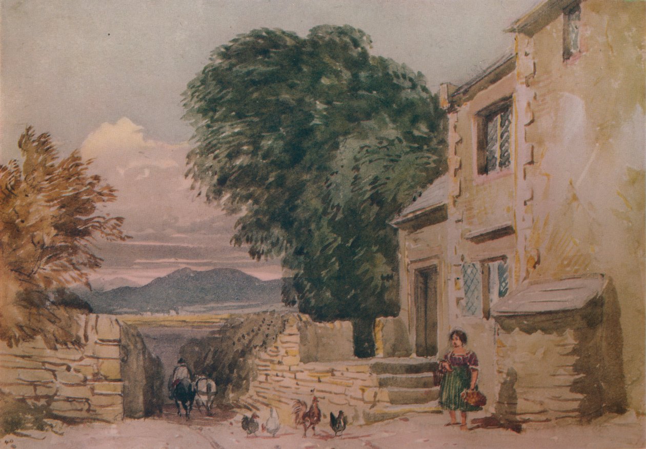 Black Jacks Cottage, Bettws-y-Coed, c1846 od David Cox the elder