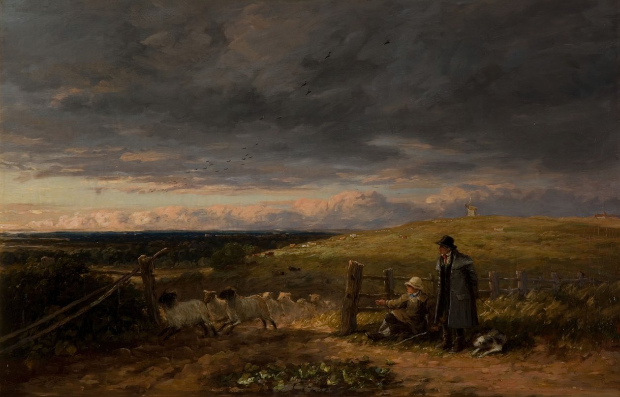 Změna pastviny, 1847. od David Cox the elder