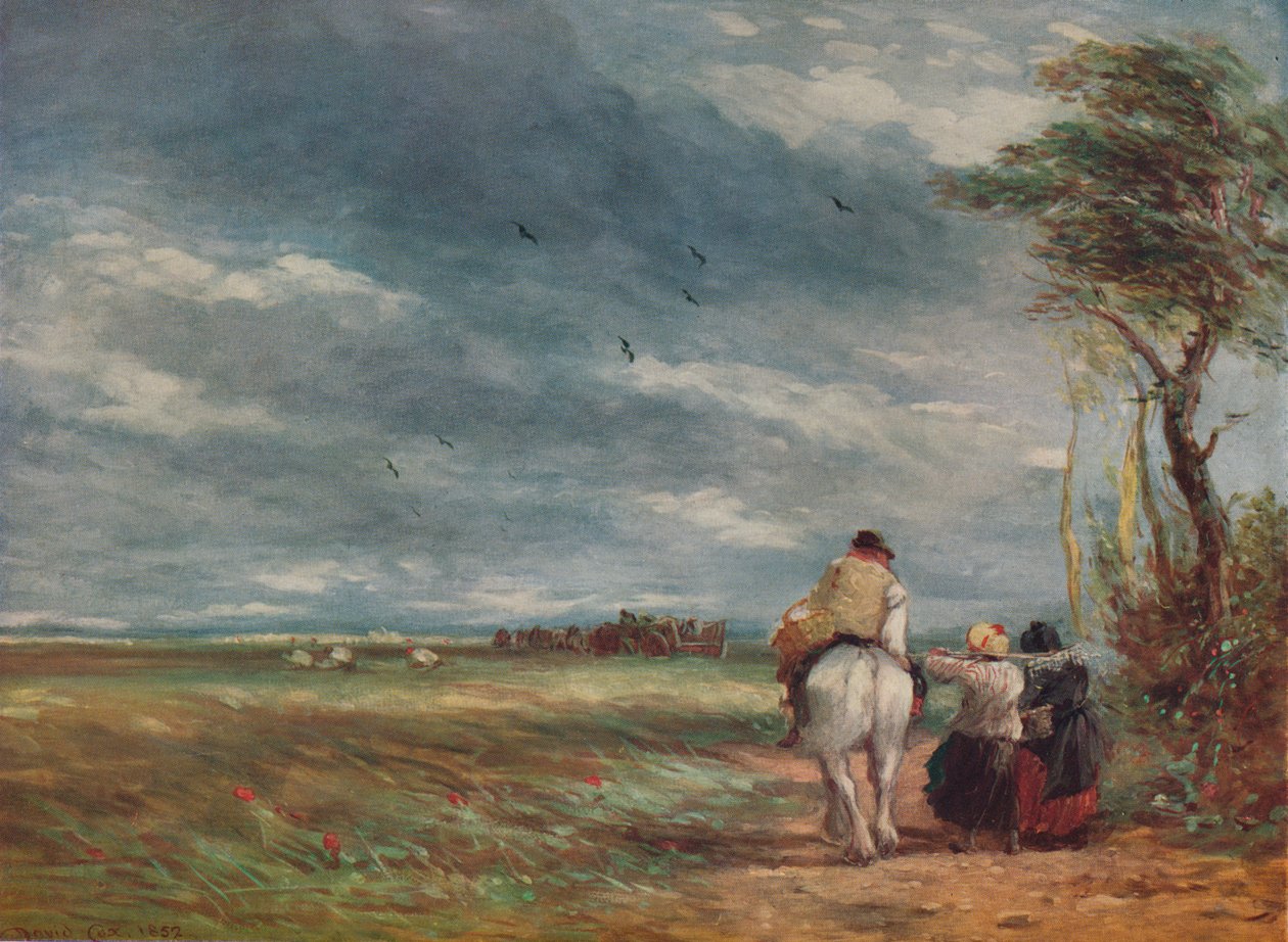 Jít do Hayfield, 1852 od David Cox the elder