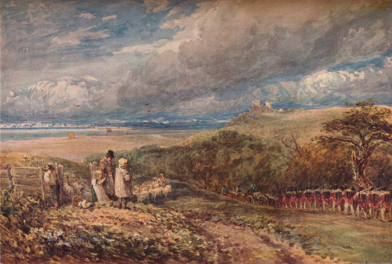 Mír a válka, c1848 od David Cox the elder