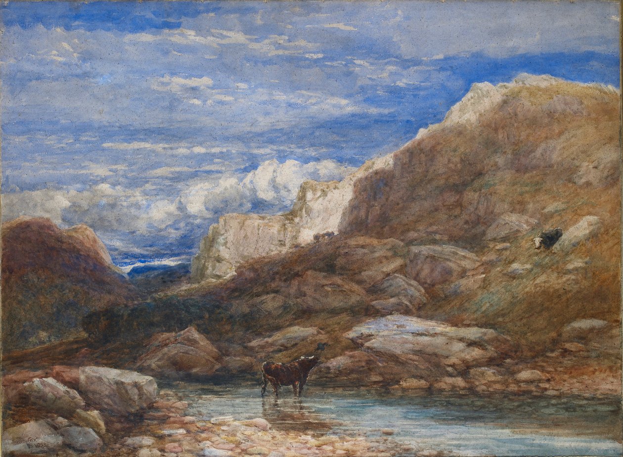 Výzva, 1853 od David Cox the elder