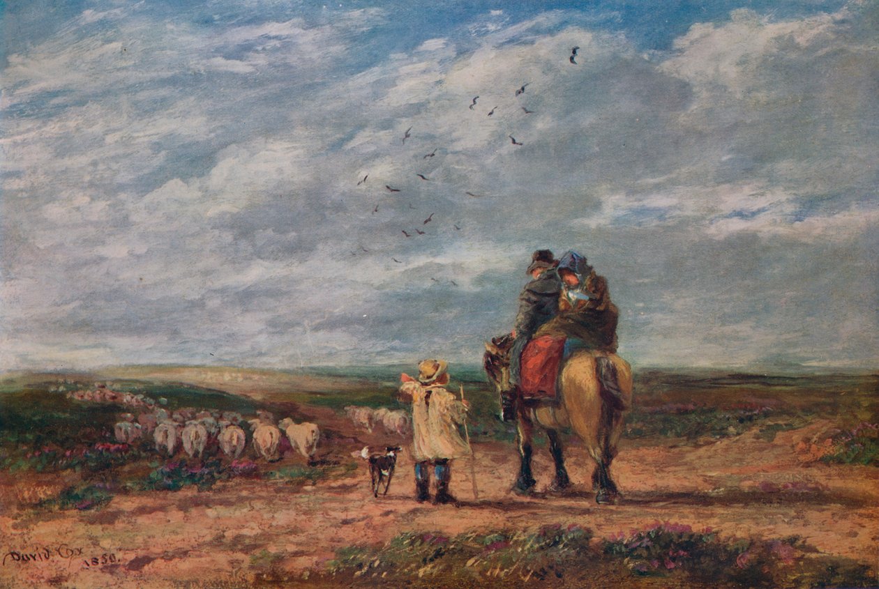 Křížová cesta, 1850 od David Cox the elder