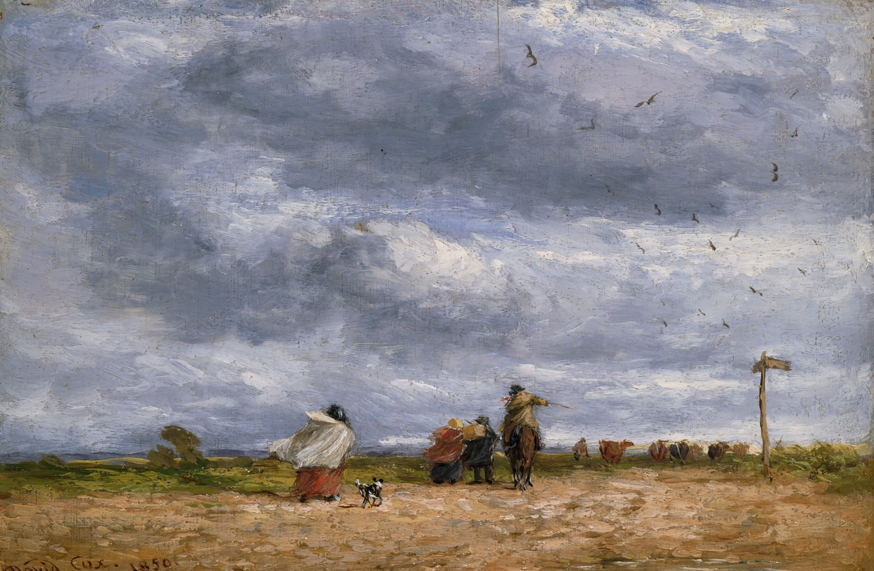 Křižovatka, 1850. od David Cox the elder