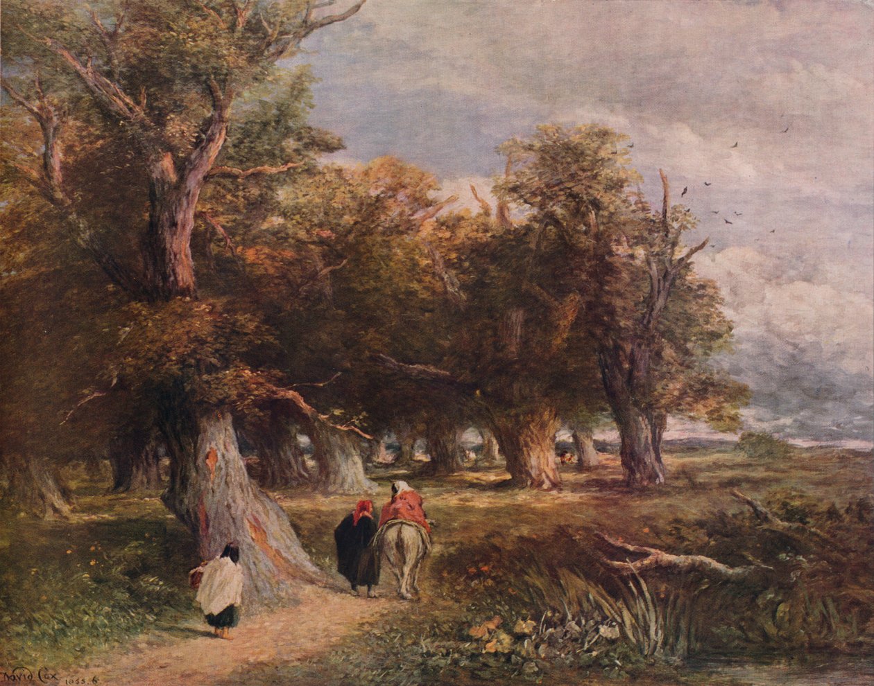 The Skirts of the Forest, 1855, 1938 od David Cox the elder