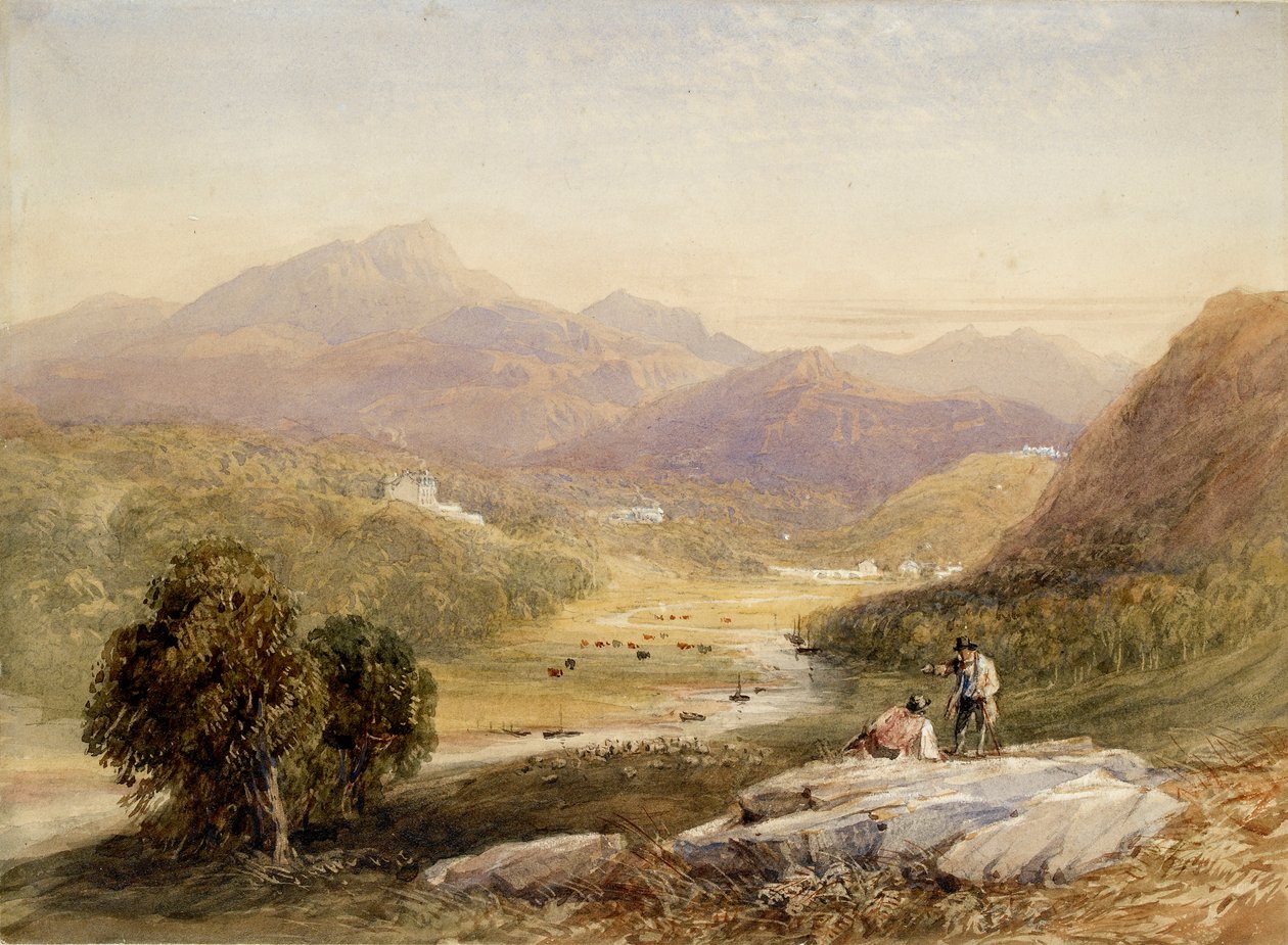 Údolí Ffestiniog, Merionethshire, 19. století od David Cox the elder
