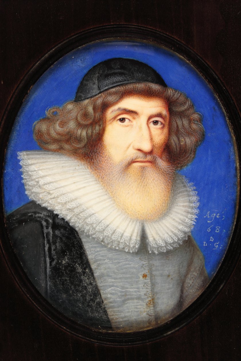 Inigo Jones, 68 let (wc na pergamenu) od David Des Granges