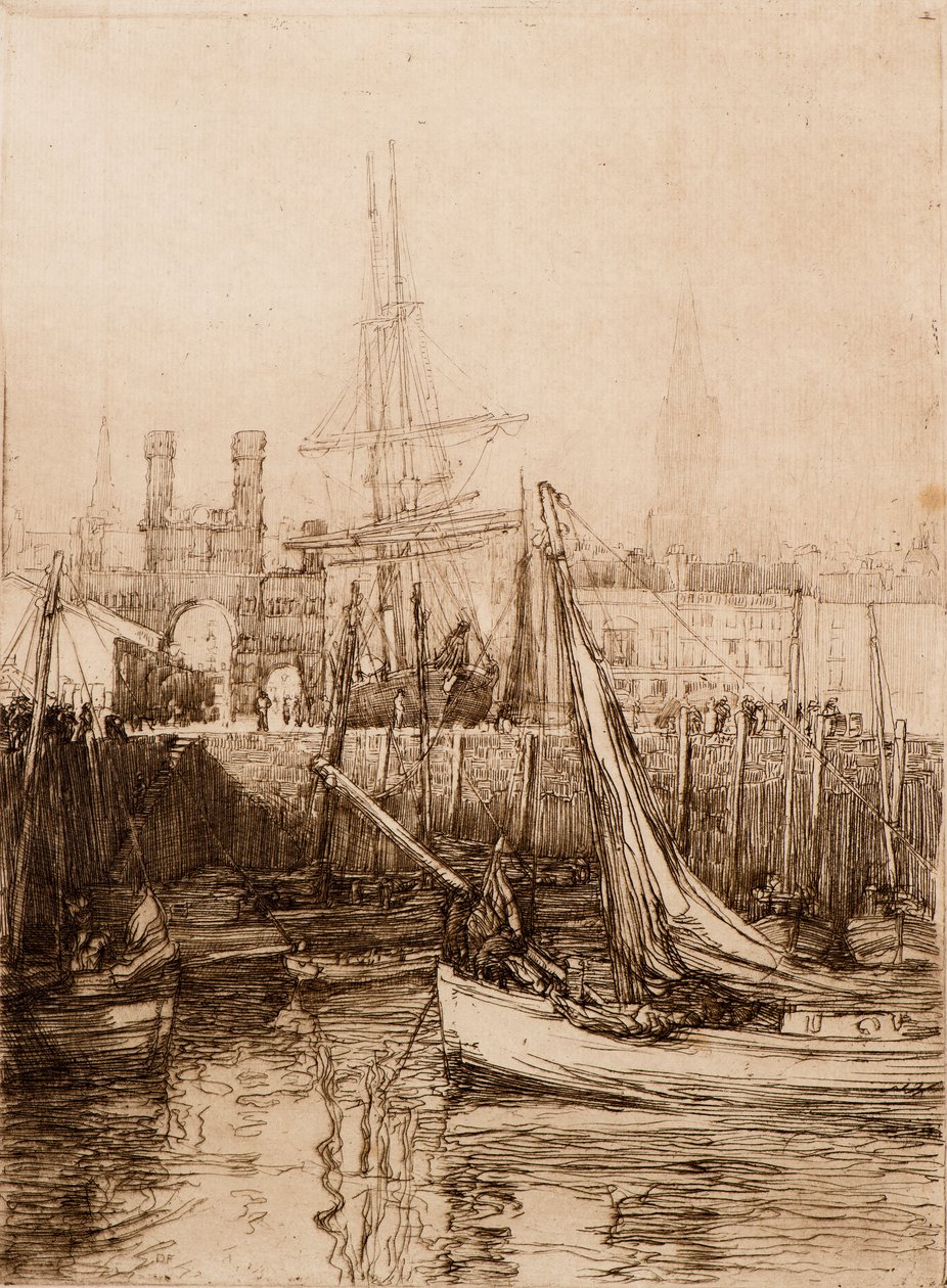 Královský oblouk, 20. století (lept) od David Foggie