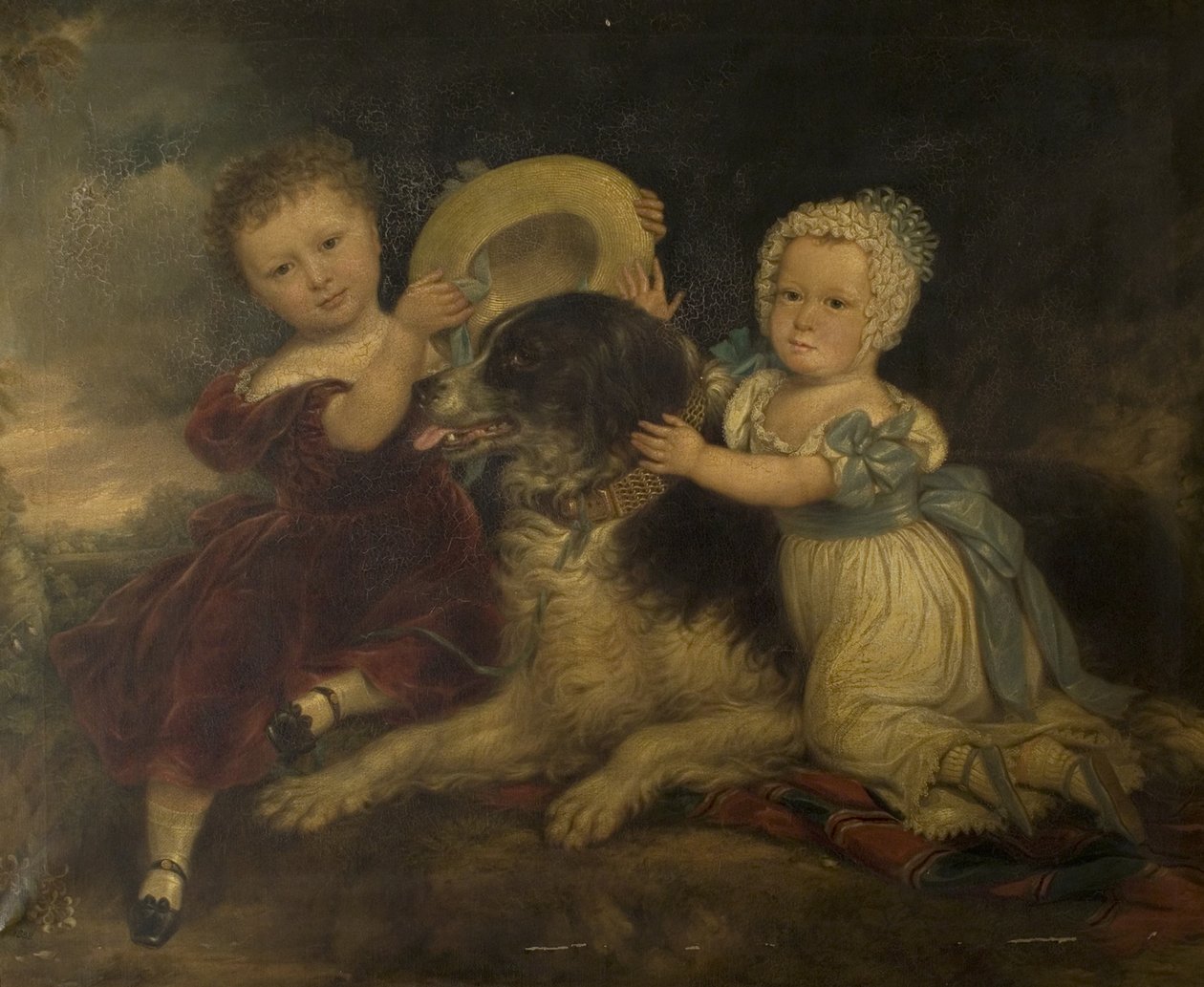 Arthur a Frances Hoodovi, děti sira Arthura Gregoryho ze Styvechale Hall a Nelsona, 1838 od David Gee