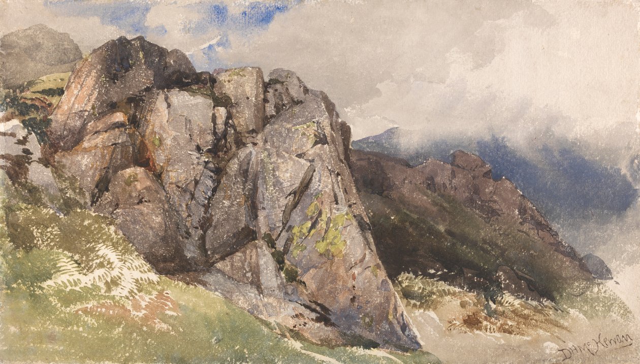 Horské skály od David Hall McKewan