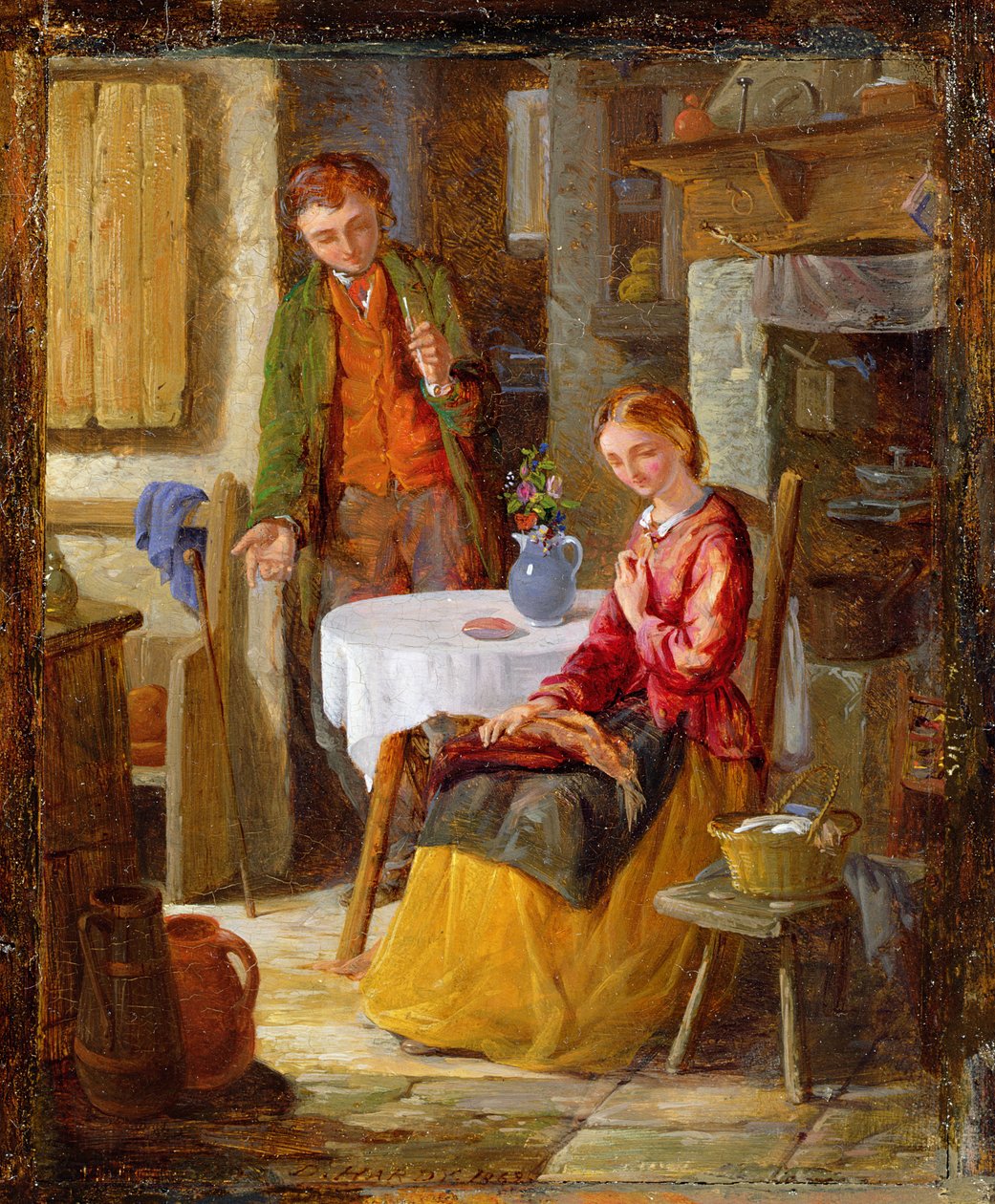 Flirtování, 1869 od David Hardy