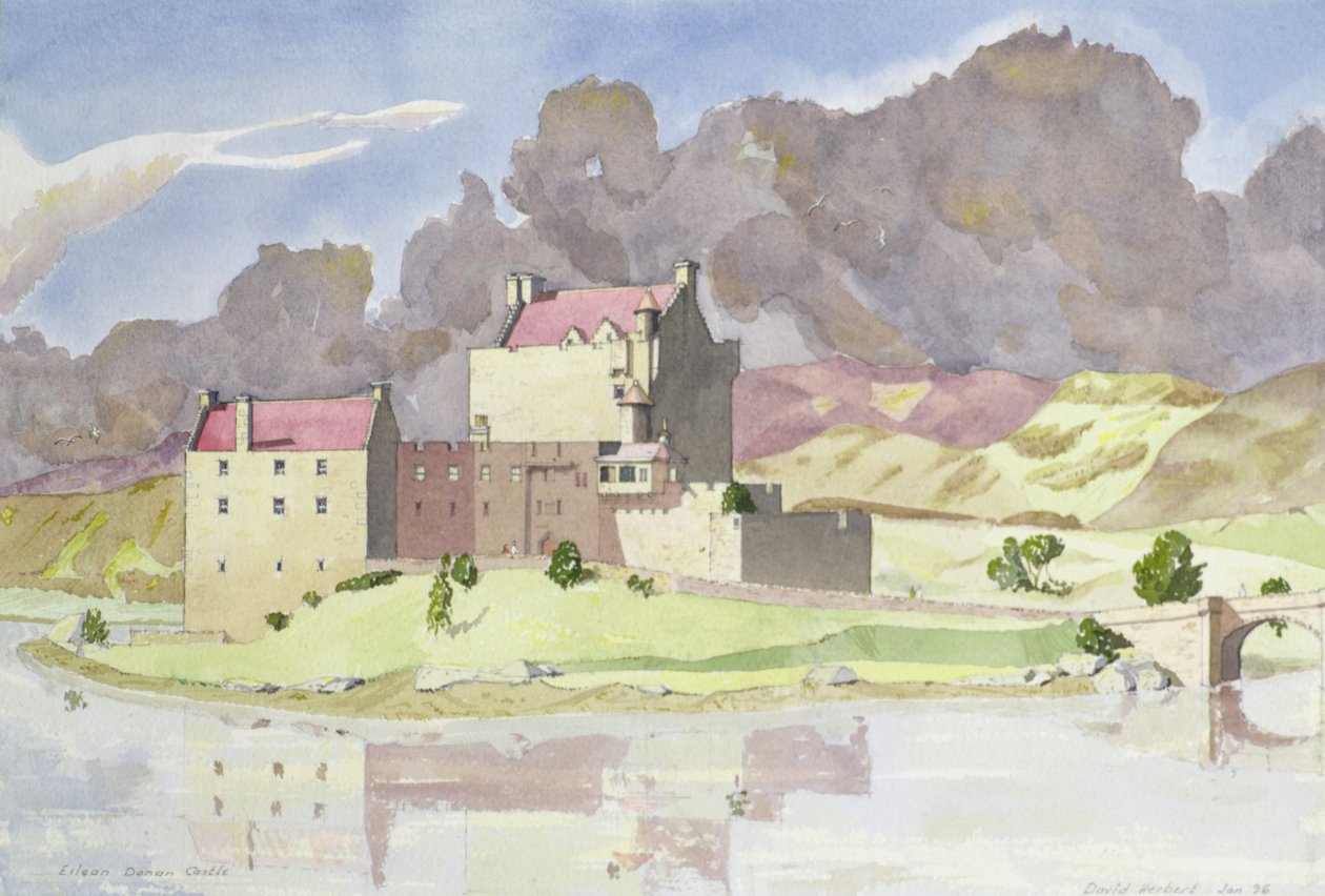 Eilean Donan, 1996 (wc) od David Herbert
