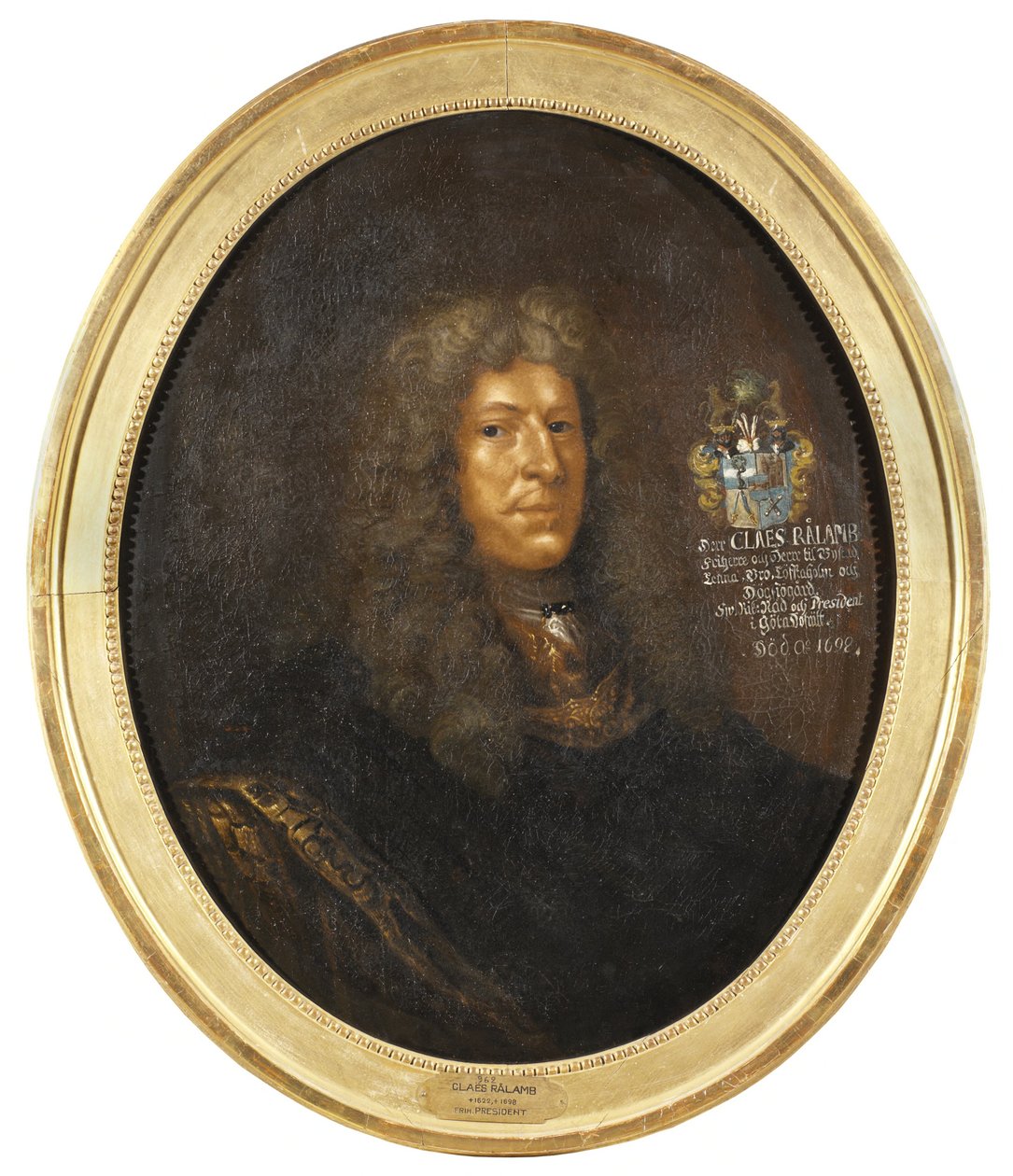 Claes Rålamb, 1622-1698 od David Klöcker Ehrenstrahl