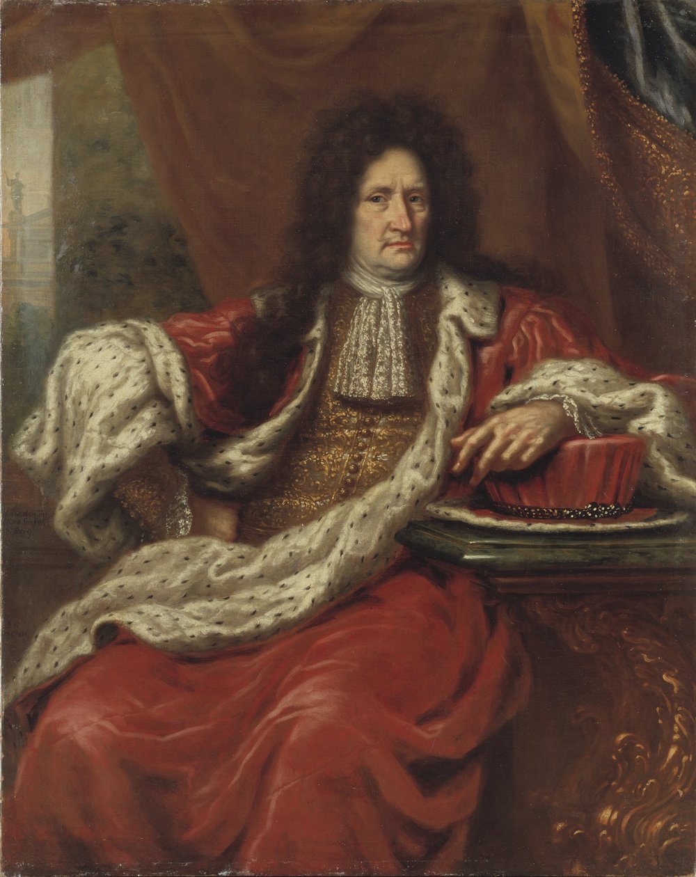 Erik Dahlbergh (1625-1703), královský rada a polní maršál od David Klöcker Ehrenstrahl