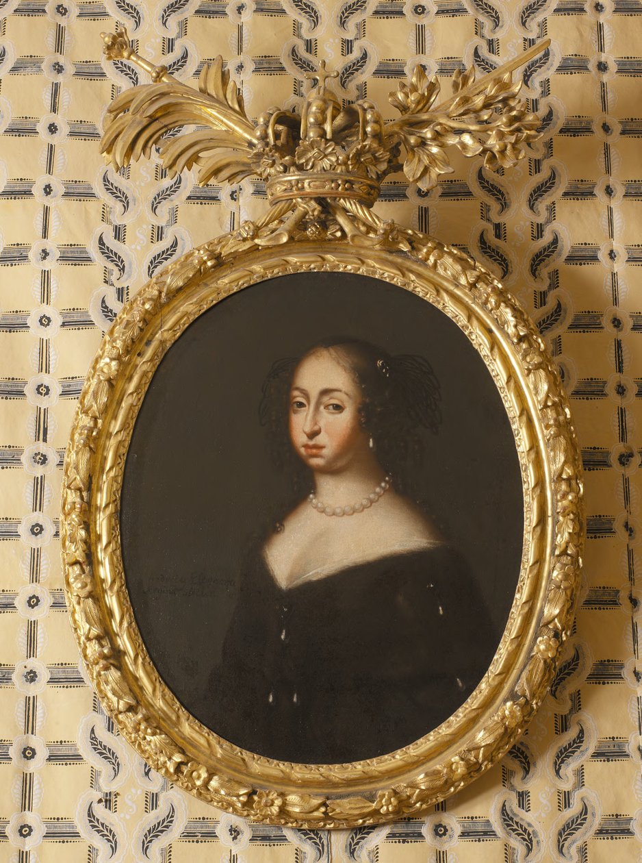 Hedvika Eleonora, 1636-1715, švédská královna od David Klöcker Ehrenstrahl