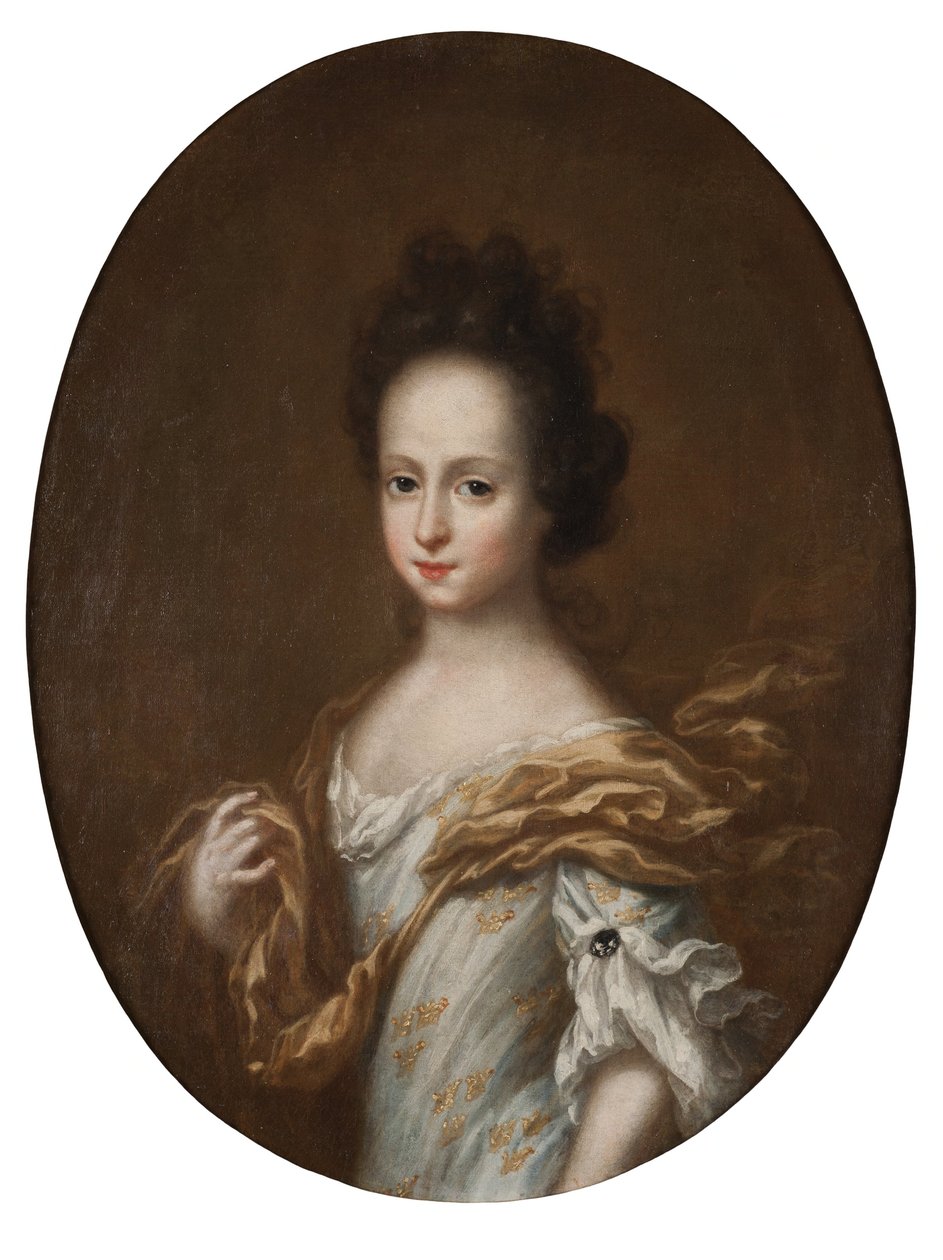 Hedvika Žofie Švédská (1681-1708), švédská princezna a vévodkyně manželka Holštýnska-Gottorpska od David Klöcker Ehrenstrahl