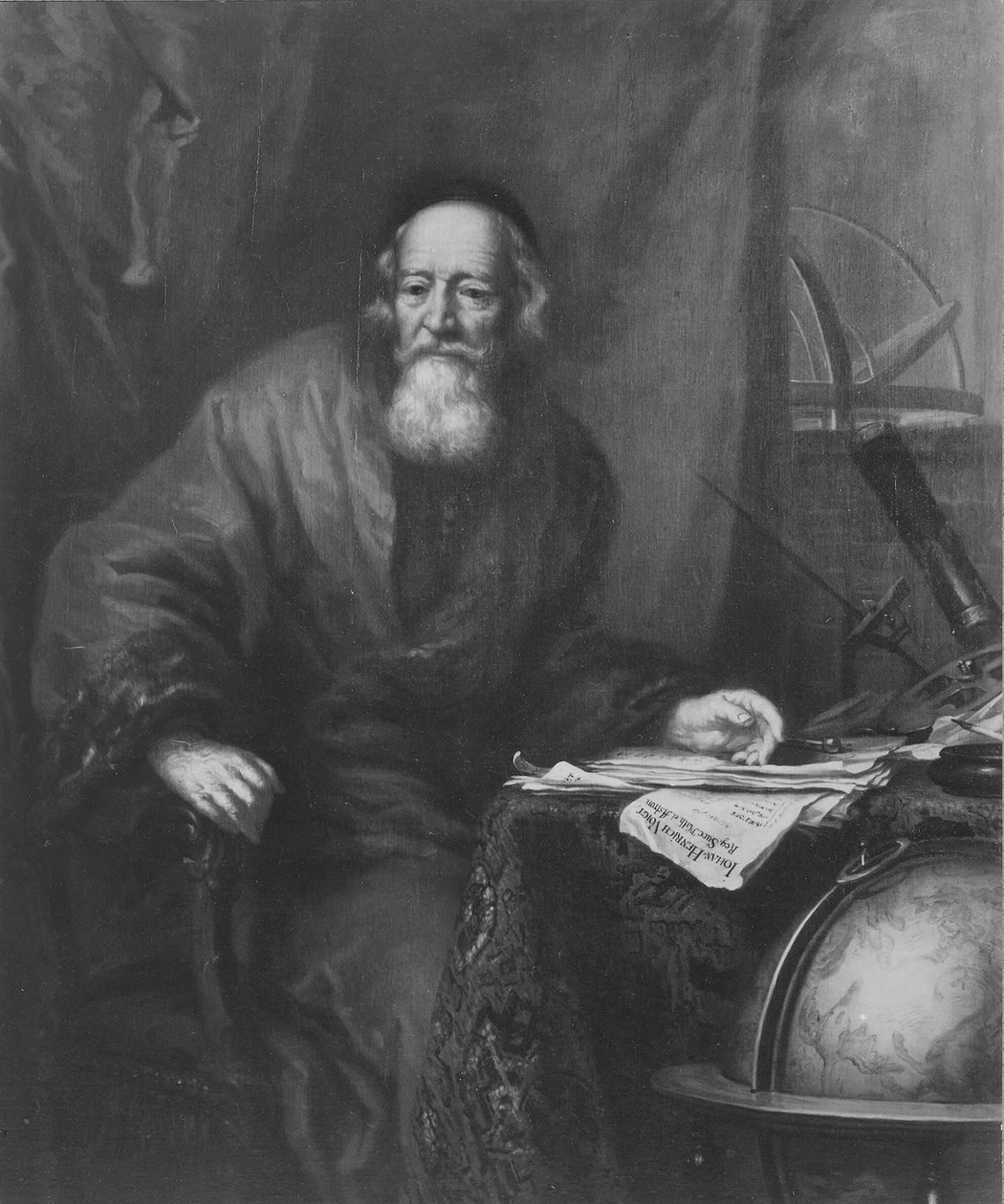 Johann Heinrich Voigt (1613-1691), astronom a matematik, 1687 od David Klöcker Ehrenstrahl