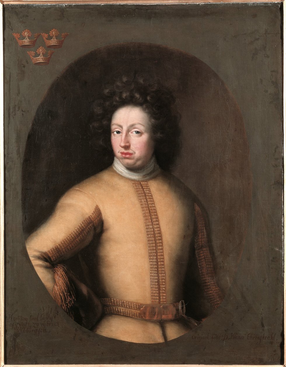 Karel XI., 1655-1697, švédský král, falckrabě zweibrückenský od David Klöcker Ehrenstrahl