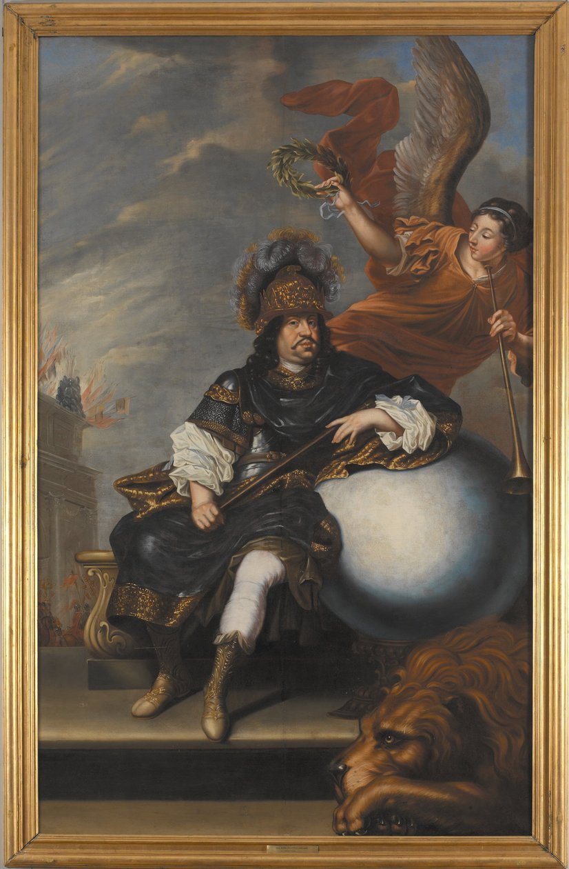 Karel X. Gustav, 1622-1660, švédský král od David Klöcker Ehrenstrahl