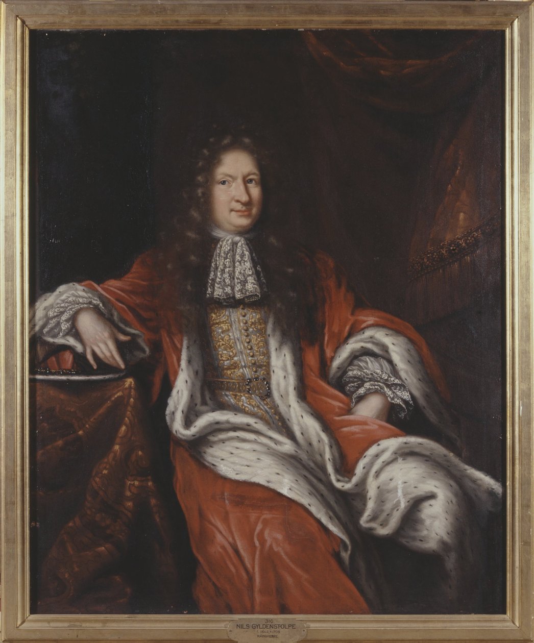 Nils Gyldestolpe, 1642-1709 od David Klöcker Ehrenstrahl