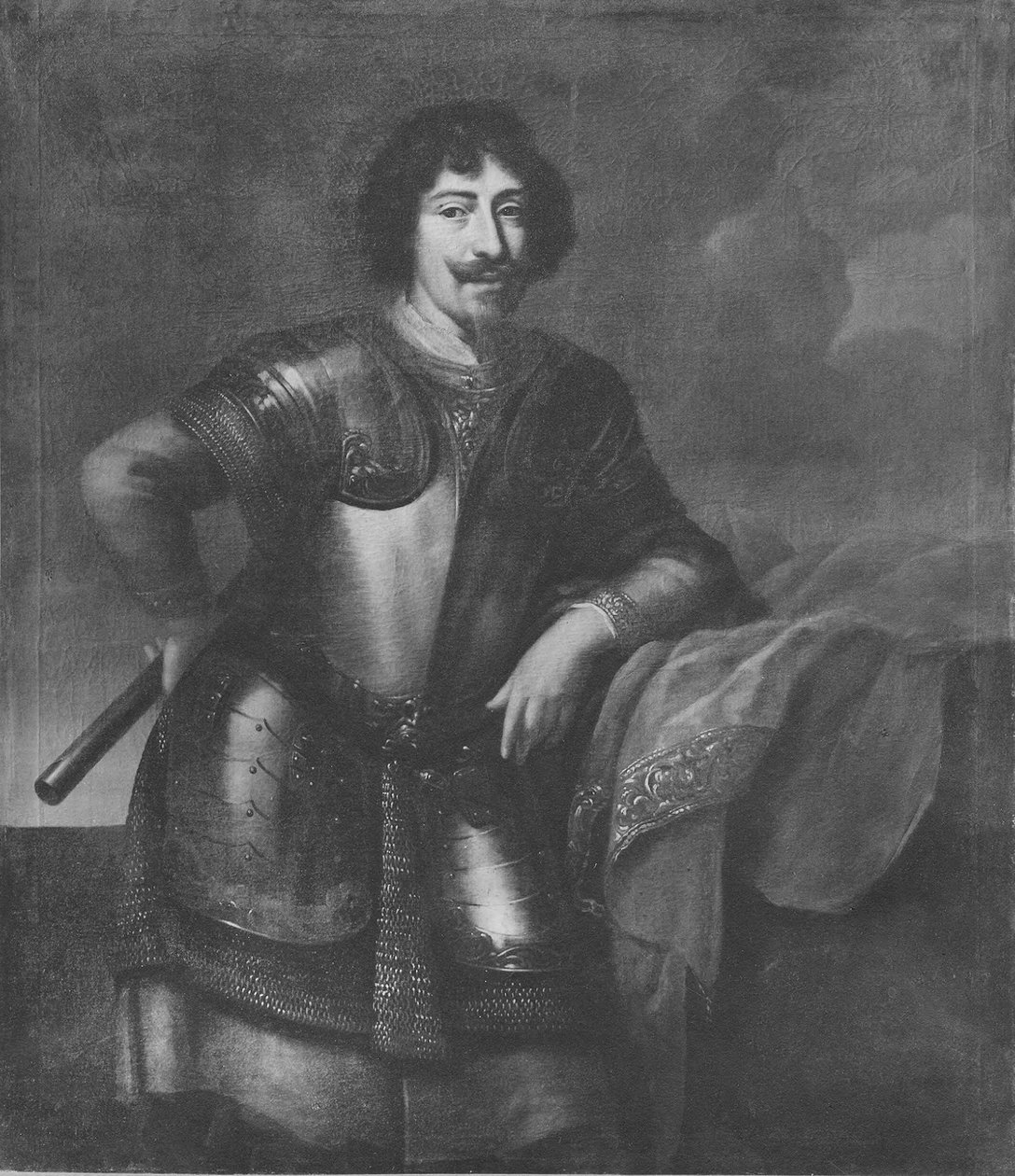 Neznámý muž, možná Johan Adolf, vévoda holštýnsko-sonderbursko-plönský od David Klöcker Ehrenstrahl