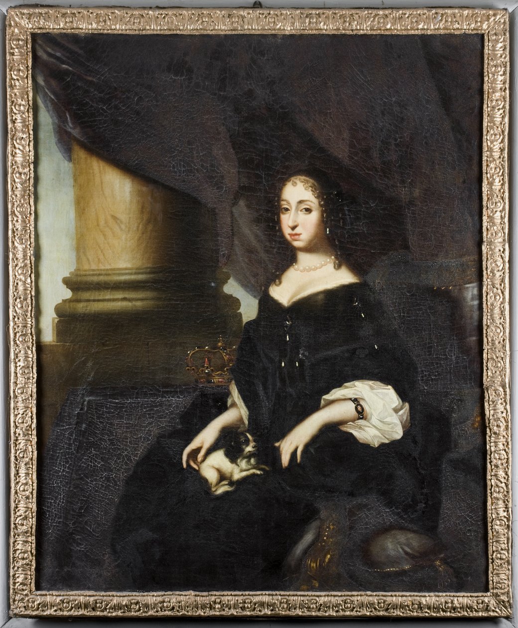 Portrét Hedviky Eleonory Holštýnsko-Gottorpské (1636-1715) od David Klöcker Ehrenstrahl